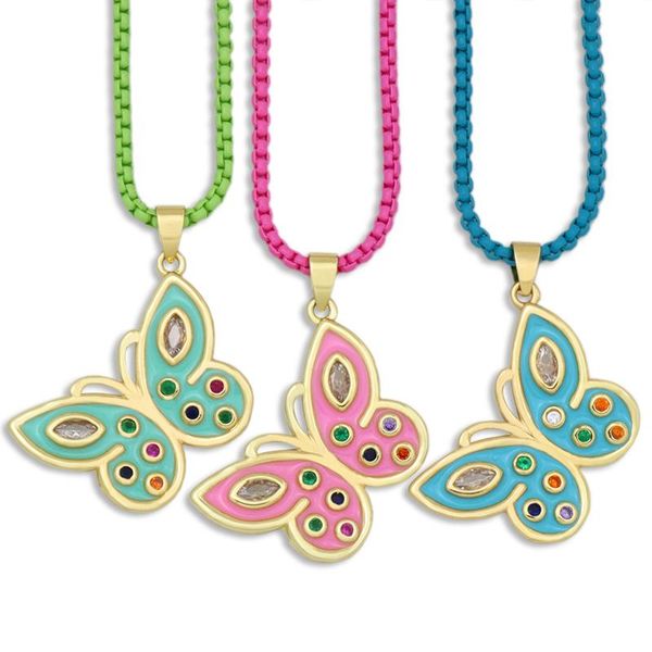

pendant necklaces cute turn left butterfly necklace women fashion office jewelry for female colleague romantic birthday party gift collar, Silver