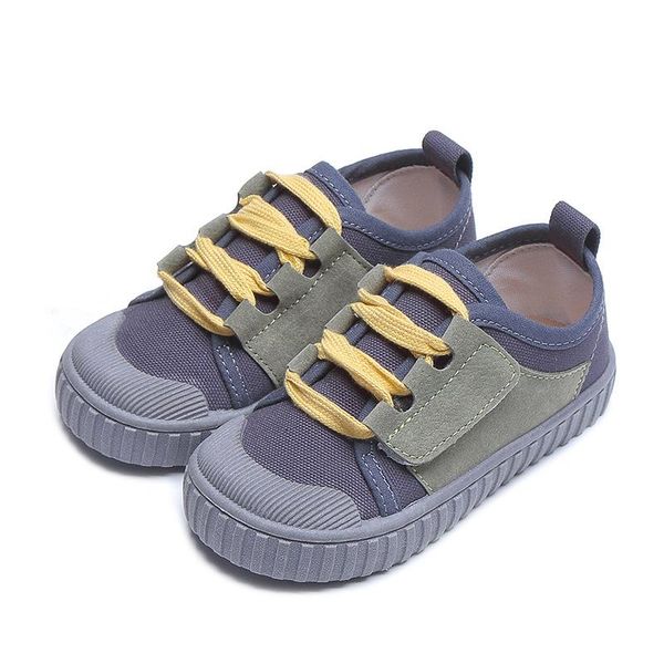 

athletic & outdoor cozulma spring children girls flat casual shoes for kids breathable patchwork canvas slip-on fashion sneakers size 21-30, Black