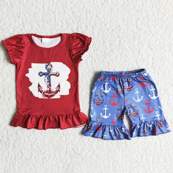 

rts wholesale boutique baby girls clothes sets fashion kids summer clothing shorts 2pcs outfits wholesale children clothing outfits hot, White