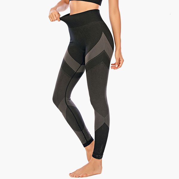 

women printed workout fitness sport running athletic woman broek high tail gym leggings, Black