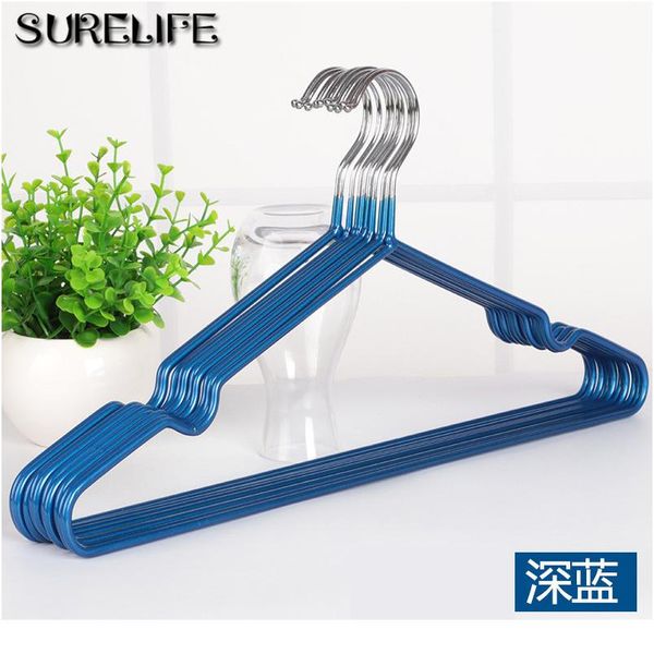 

20pcs 40cm dip slip-resistant metal hanger clothes hanging multicolour hangers for clothes 20 qylxhd