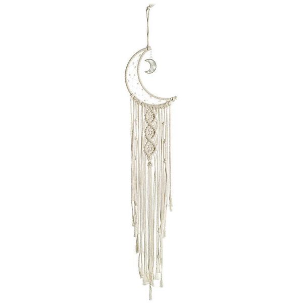 

tapestries creative moon dream catcher tassel wall hanging decor bohemian handmade dreamcatcher for home bedroom ornaments gift