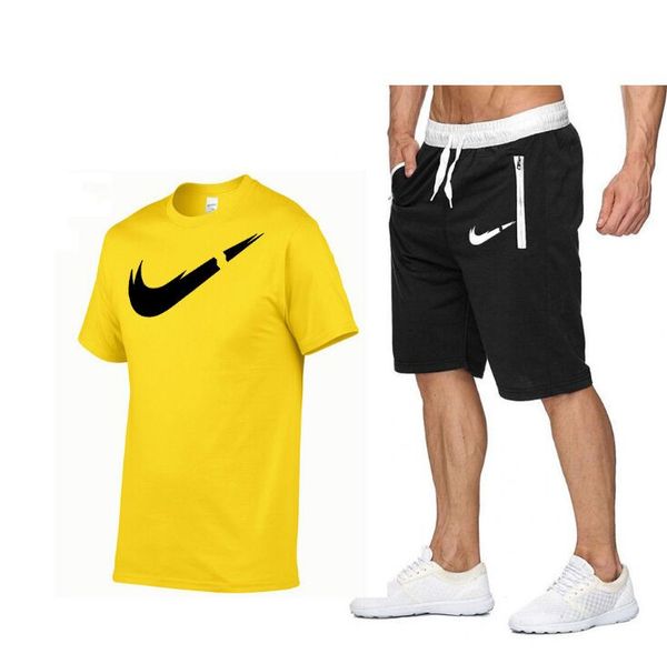

summer 2021 new men's cotton t-shirt, 100% cotton men's tracksuit men classic t-shirt series, casual t-shirt, short-sleeved te hig, Gray