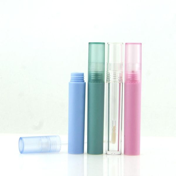 

storage bottles & jars wholesale 5ml empty green,pink,clear,blue lip gloss tube ser concealer applicators lipstick eyeshadow package blu
