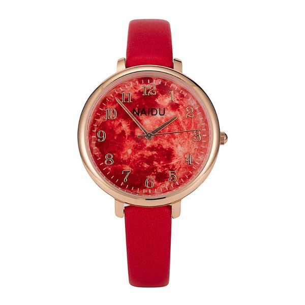 

wristwatches ladies designer bracelet casual wristwatch number dial luxury dress watch women charm leather strap female quartz clock hours, Slivery;brown