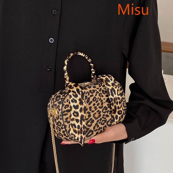 

cross body leopard print portable mini bag female niche design 2021 net red fashion texture diagonal one-shoulder small square