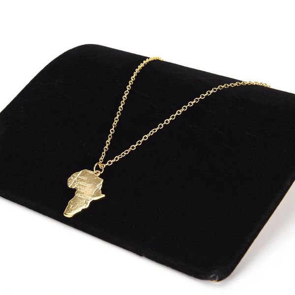 

pendant necklaces africa map necklace for women/men silver/ color ethiopian jewelry wholesale african maps hiphop item