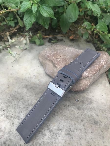 

watch bands 22mm antik deri gri renk saat kordonu, Black;brown