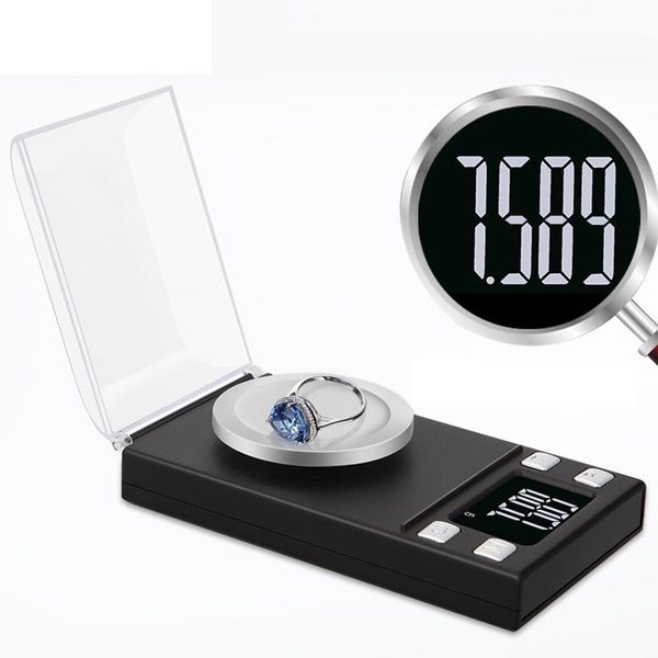 

0.001g portable jewelry scale lcd mini electronic digital scales pocket scale kitchen jewelry weight balance digital scale cca3953