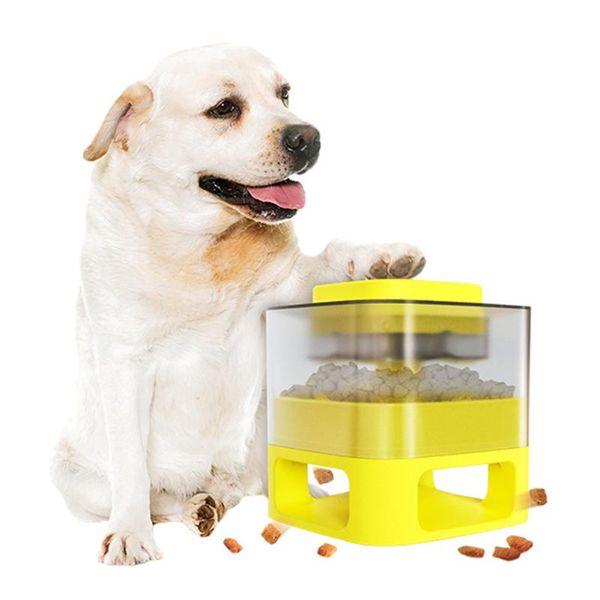 

dog bowls & feeders pet slow biting leaking dispenser dogs interactive game feeder puzzle toys small cats drinking dish