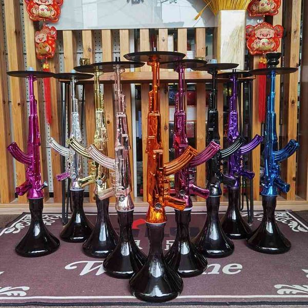 

ak47 resin electroplating large arabian hookah