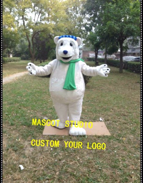 

mascot doll costumepolar bear mascot costume custom fancy costume anime kit mascotte theme fancy dress carnival costume 41884, Red;yellow