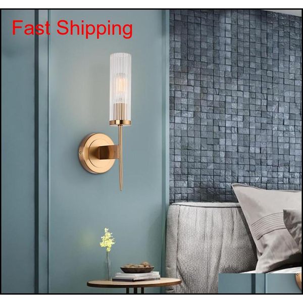 

beiaidi american golden glass led wall lamp e27 living room l project wall light sconces post modern bed qylyvh toys2010