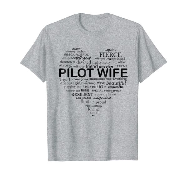 

just winging it: what a pilot wife is made of aviation tee, White;black