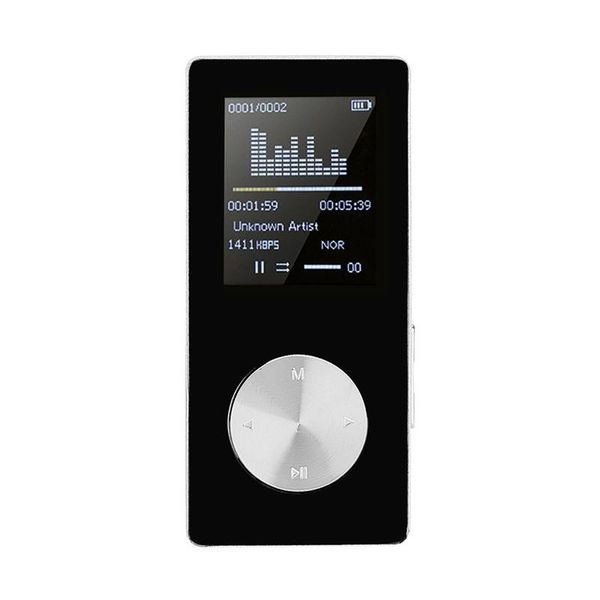 

& mp4 players -16g hifi lossless mp3 player fm video recorder clock function sports tf card 1.8 inch tft screen music black p