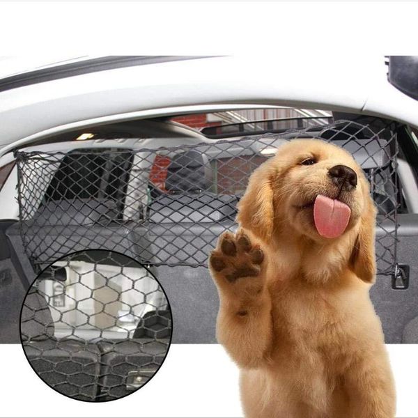 

dog car seat covers lumiparty boot pet separation net fence safety barrier -25