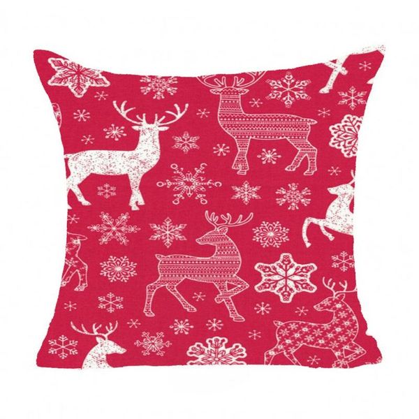 

cushion/decorative pillow 1pc decorative cushion cover christmas decoration pillowcase cushions for sofa home year navidad#30