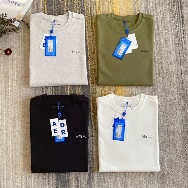 

2021 new 2021ss adererror t-shirts men women 1:1 full of letters on the back ader error t shirt clothing aopm, White;black