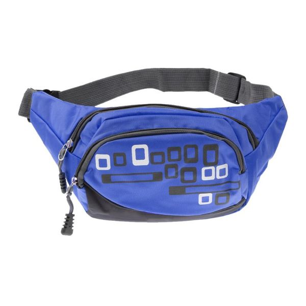

waist support waterproof outdoor fanny pack bum bag running cycling belt 3 po, Black;gray