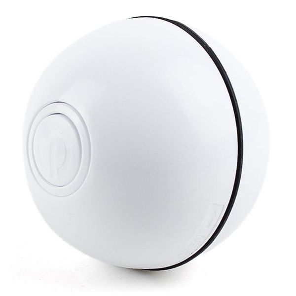 

cat toys smart interactive play and ball,usb rechargeable motion activated automatic rotating electronic pet toy-white
