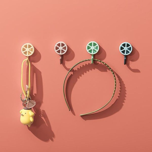 

hooks & rails 10pcs creative wall self-adhesive strong hook kitchen bedroom household clothes towels sundries storage