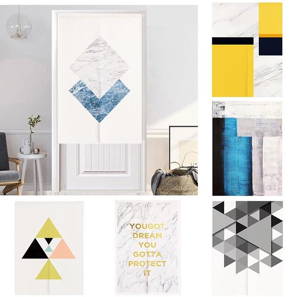 

curtain & drapes geometric fabric cotton linen kitchen half panel bedroom door home decoration blackout