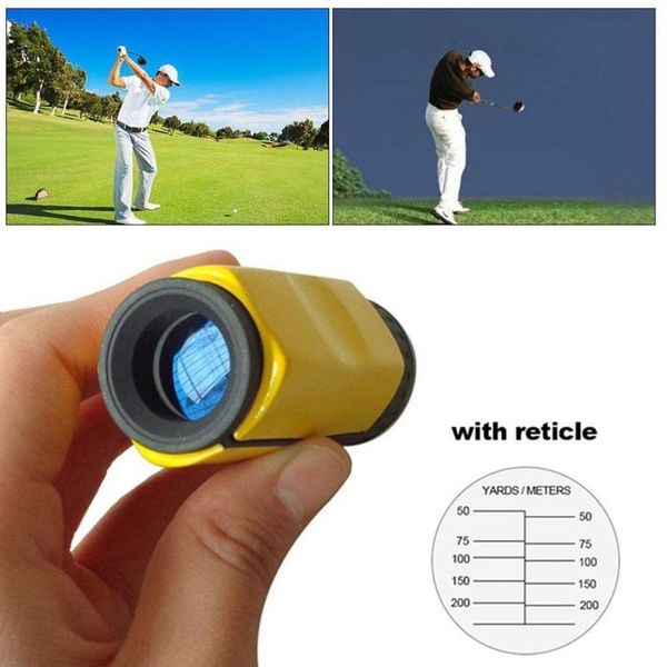 

golf training aids monoculars with scale 6x16 rangefinder outdoor sports small and portable metal binoculars