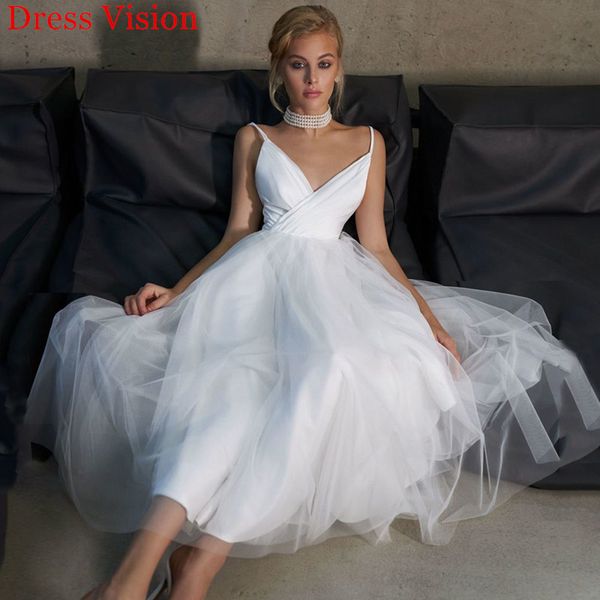 

2021 wedding v-neck mariee vestidos formal robe de soiree bride to be suknia lubna vhrm, White