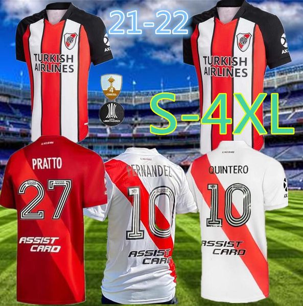 

size:s-4xl 2021 2022 plate jersey de la cruz quintero football jersey borre fernandez pratto soccer jersey camiseta de river plate 21/22, Black;yellow