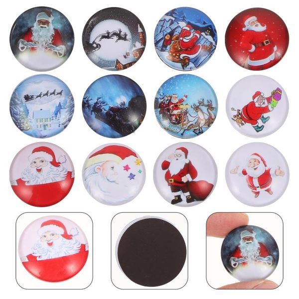 

fridge magnets 12pcs christmas lovely stickers (assorted color)