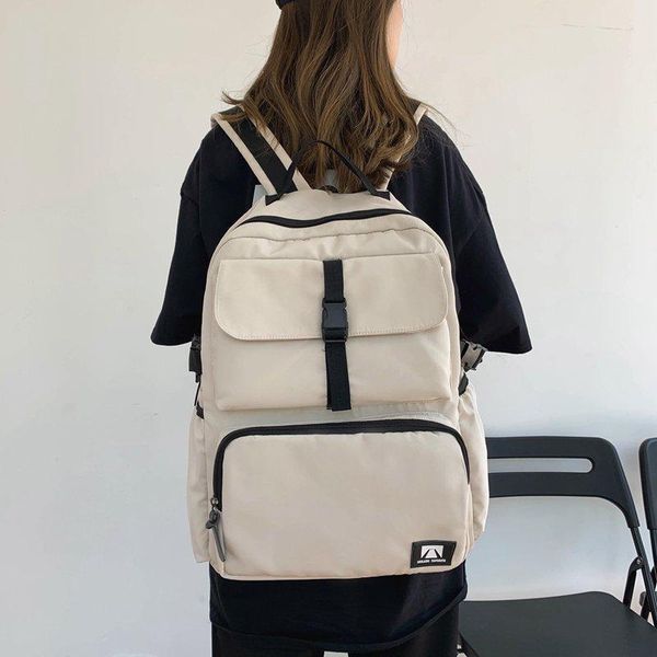 

backpack chongsukei trendy schoolbag harajuku ulzzang middle and high school students large capacity female nylon computer bag