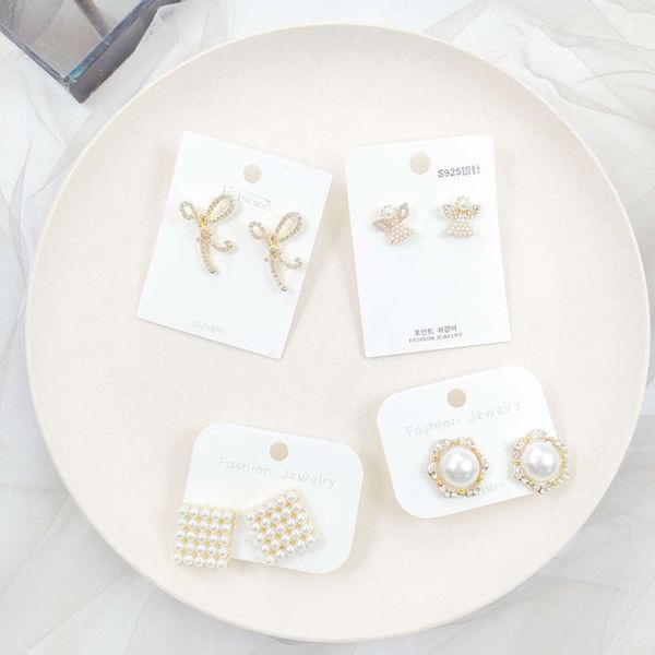 

pearl xinhanchao gentle earrings simple