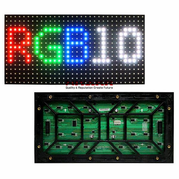

display outdoor rgb full color smd3535 board p10 32x16 led module