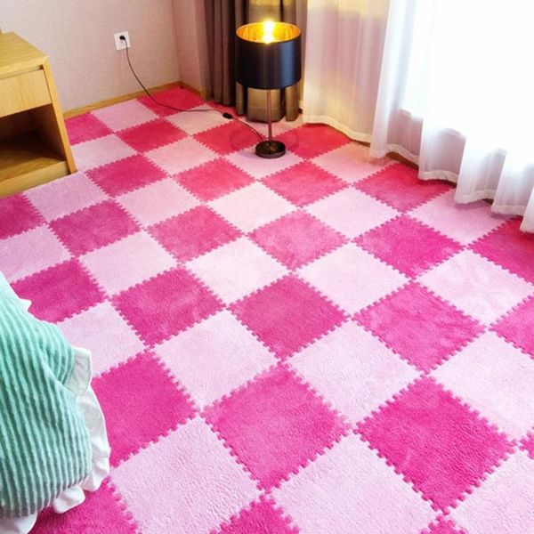 

carpets long lasting 10pcs/set practical puzzle exercise fluffy floor foam mats square rug protective for parlor