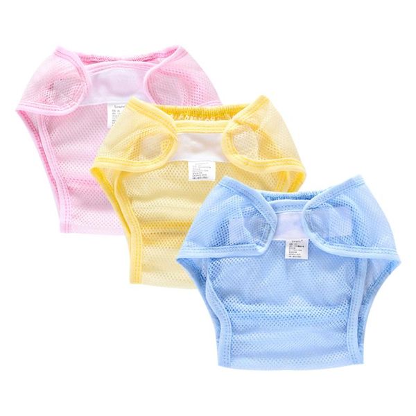 

cloth diapers baby nappies diaper net pants washable mesh nappy born summer breathable infant cotton liner 80/90/100