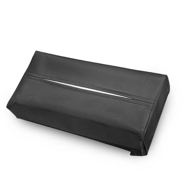 

tissue boxes & napkins pu leather car box sun visor paper holder seat back cover rectangle kitchen napkin organizer wy51630
