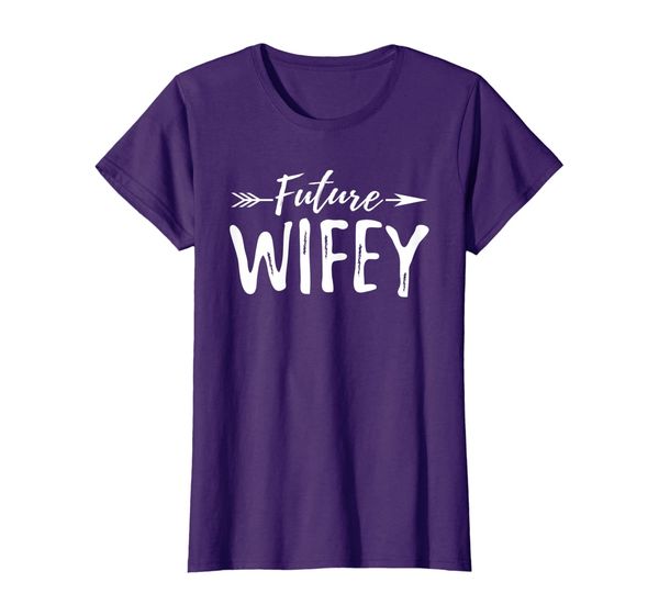 

womens future wifey shirt wedding announcement gift, White;black