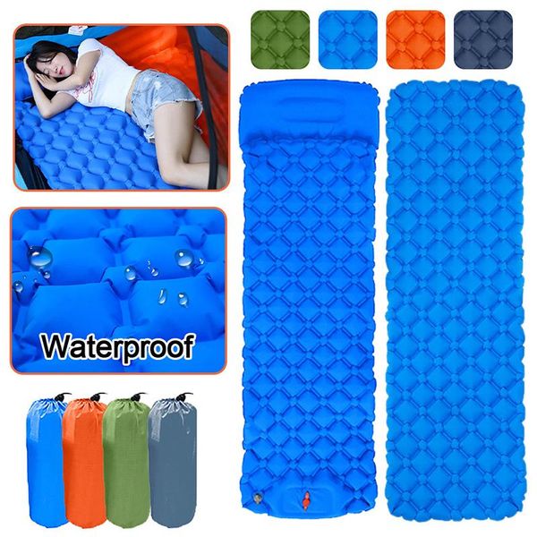 

outdoor pads camping sleeping mats air cushion hiking waterproof inflatable folding ultralight pad mattress for trekking