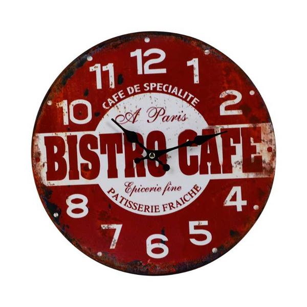 

wall clocks 1pc retro style clock household hanging wooden decor