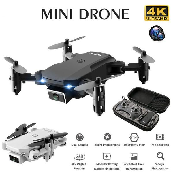 

drones nyr s66 mini rc drone 4k hd camera aerial pography helicopter gravity induction folding quadcopter fpv dron boy toy gift