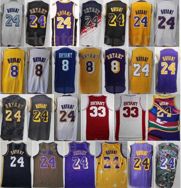 

2020 men vintage jerseys sport 8 24 33 stitched wholesale city earned yellow white blue black purple drop shipping