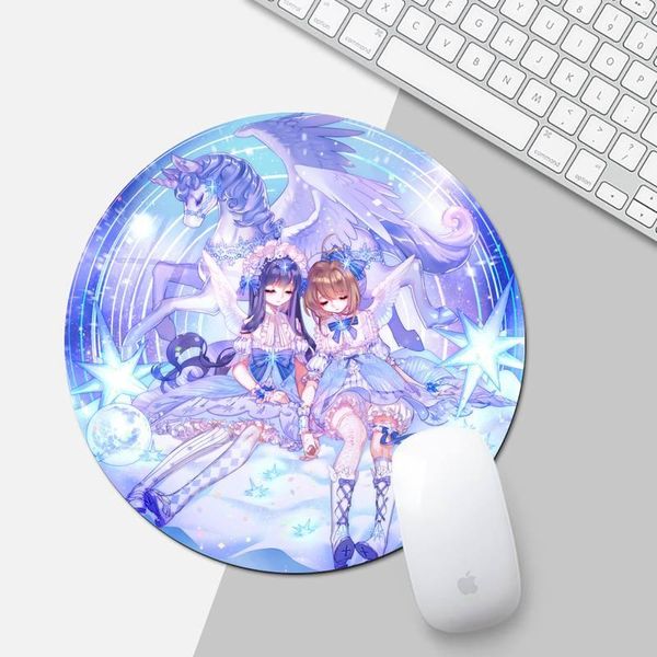 

mouse pads & wrist rests cardcaptor sakura kawaii customized lapgaming pad desk protect game officework mat non-slip cushion mousepad