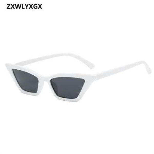 

colorful new cateye sunglasses zxwlyxgx sunglasses retro colorful ms.man 2021 small fashion transparent uudms olapa, White;black