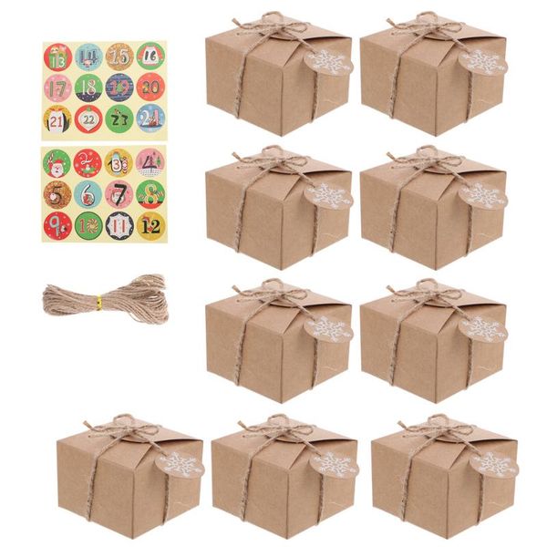 

gift wrap 1 set pretty christmas calendar box candy