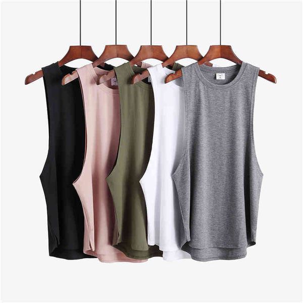 

summer gym clothing brand singlet canotte bodybuilding stringer tank men fitness shirt muscle sleeveless vest tanktop, White;black