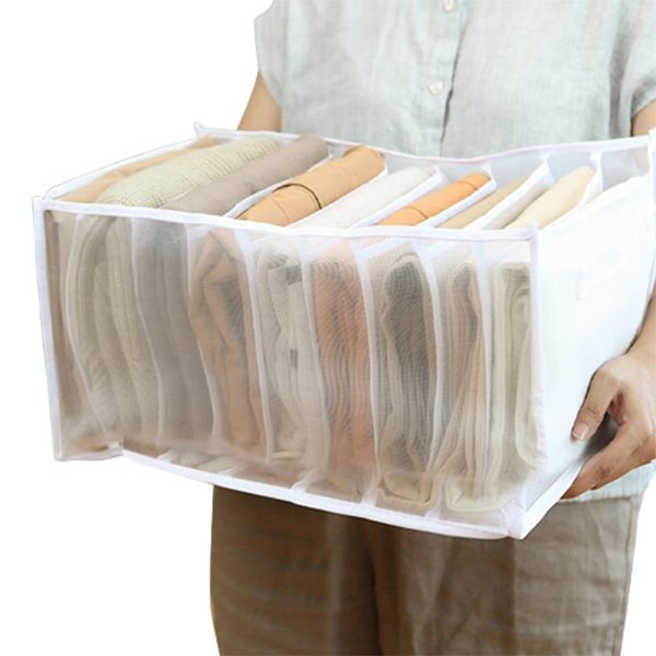 

storage drawers 7/9 grids closet clothes drawer organizer mesh compartment box foldable underwear organizers dividers