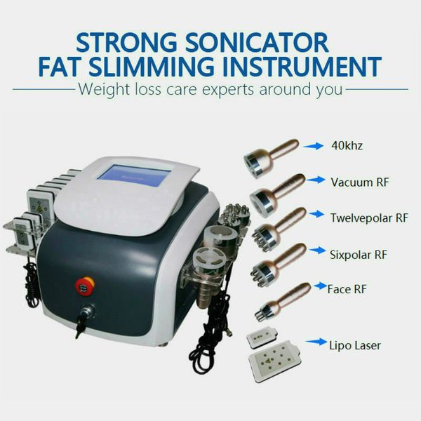 

7 in 1 laser 40k ultrasonic cavitation machine skin care facial steamer weight loss vacuum beauty equipment