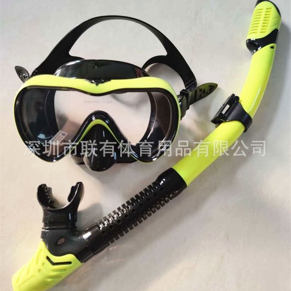 

new large frame diving mirror full dry snorkel snorkeling suit