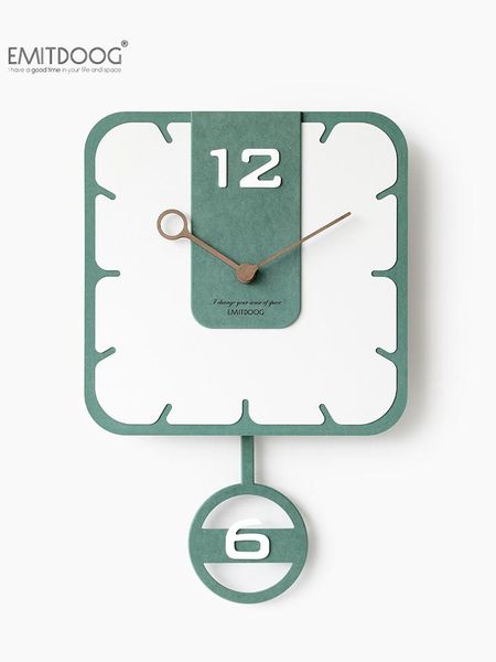 

wall clocks pendulum modern clock nordic design geometric silent mechanism minimalist orologio da parete home life bl50wc
