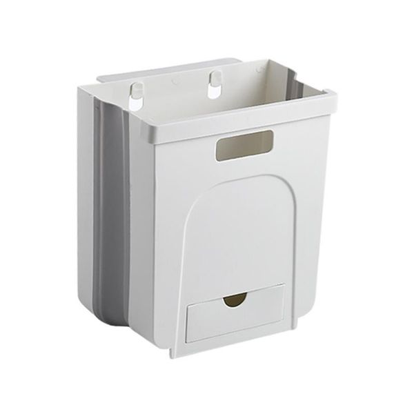 

waste bins hpdear hanging trash can for kitchen cabinet door, folding door mounted garbage
